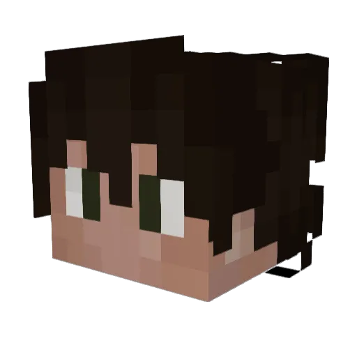 just_someb0dy Minecraft avatar head, 3D render