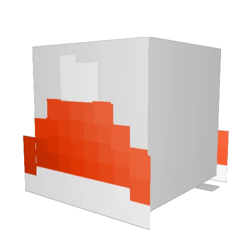 just_valee13 Minecraft avatar head, 3D render