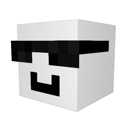 just_w1ll Minecraft avatar head, 3D render