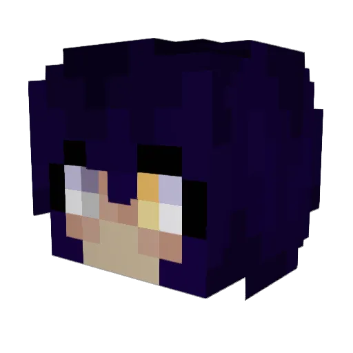 just_yona Minecraft avatar head, 3D render