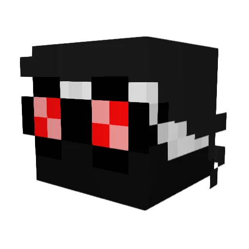 justalex027 Minecraft avatar head, 3D render