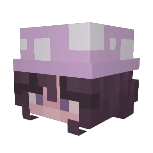 justalilbean Minecraft avatar head, 3D render