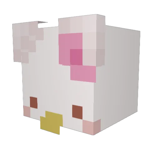 justalilfish Minecraft avatar head, 3D render