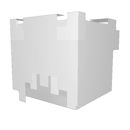 justangix Minecraft avatar head, 3D render