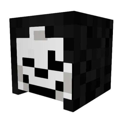 justapeachy Minecraft avatar head, 3D render