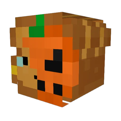 justaperson31 Minecraft avatar head, 3D render