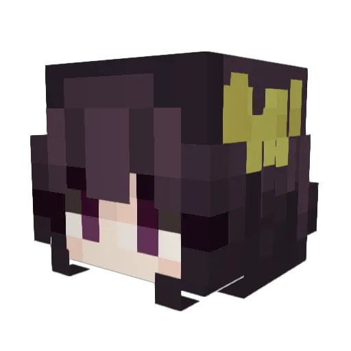 justapri1 Minecraft avatar head, 3D render