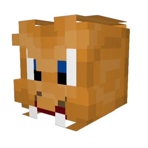 justbad89 Minecraft avatar head, 3D render