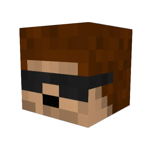 justbart012 Minecraft avatar head, 3D render