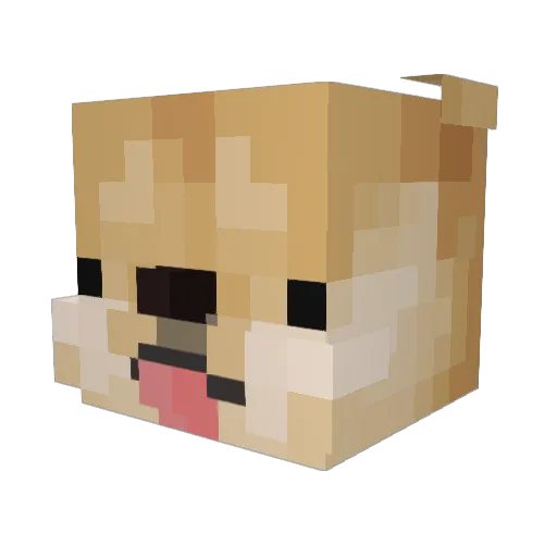 justbenwill Minecraft avatar head, 3D render