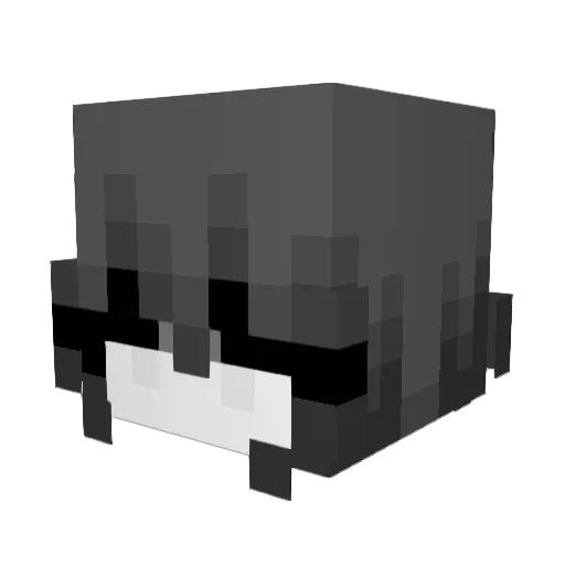 justblapple Minecraft avatar head, 3D render