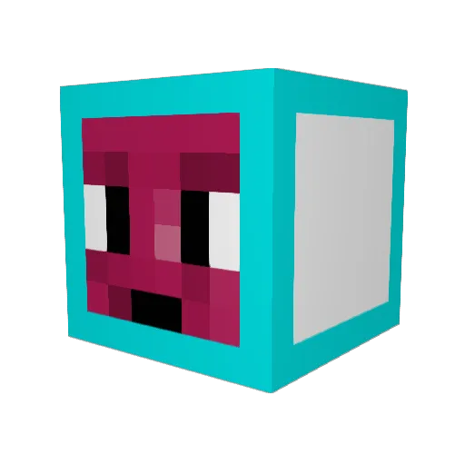justbob_0 Minecraft avatar head, 3D render