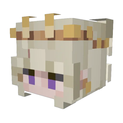 justdreyna Minecraft avatar head, 3D render