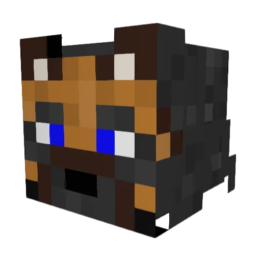 justin2121 Minecraft avatar head, 3D render