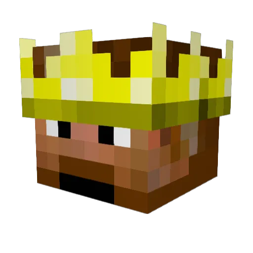 justin5070 Minecraft avatar head, 3D render