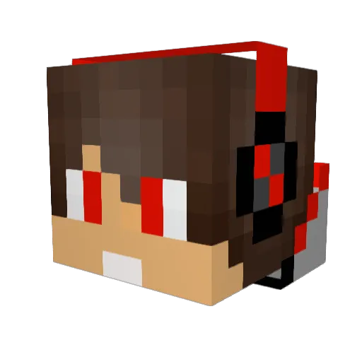 justin643 Minecraft avatar head, 3D render