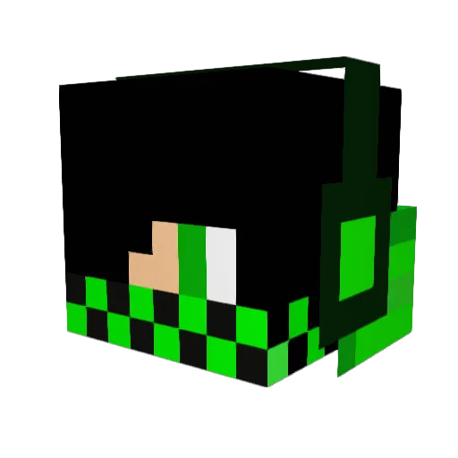 justin_1103 Minecraft avatar head, 3D render