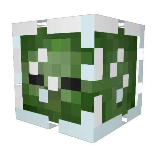 justinbigbo Minecraft avatar head, 3D render