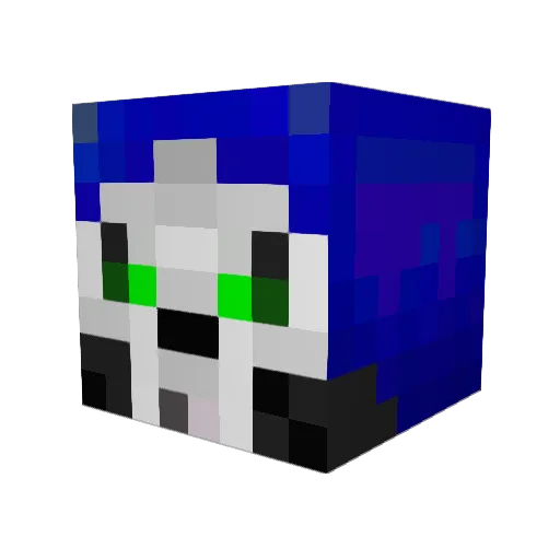 justincase2005 Minecraft avatar head, 3D render
