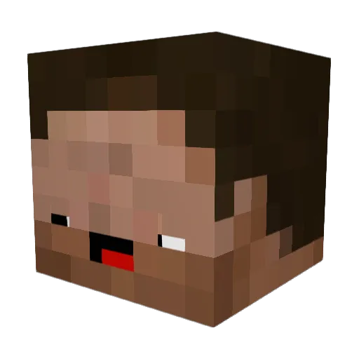 justincohen99 Minecraft avatar head, 3D render