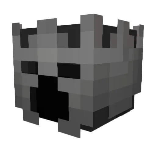 justindale Minecraft avatar head, 3D render