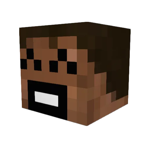 justingo147 Minecraft avatar head, 3D render