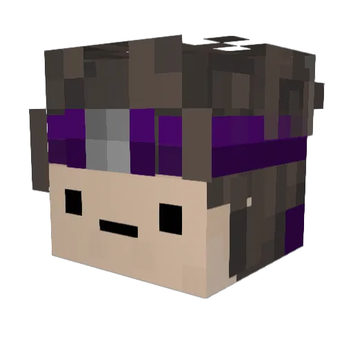 justinlego10 Minecraft avatar head, 3D render