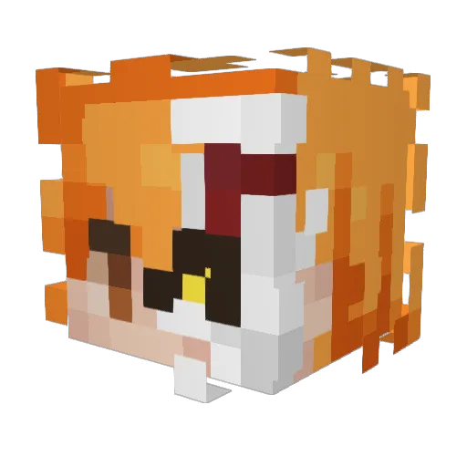 justinlynn14 Minecraft avatar head, 3D render