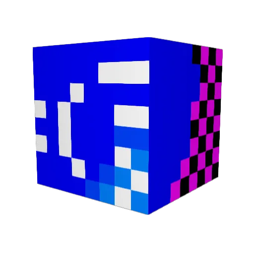 justinnotmilk Minecraft avatar head, 3D render