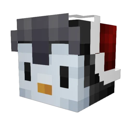 justinquint16YT Minecraft avatar head, 3D render