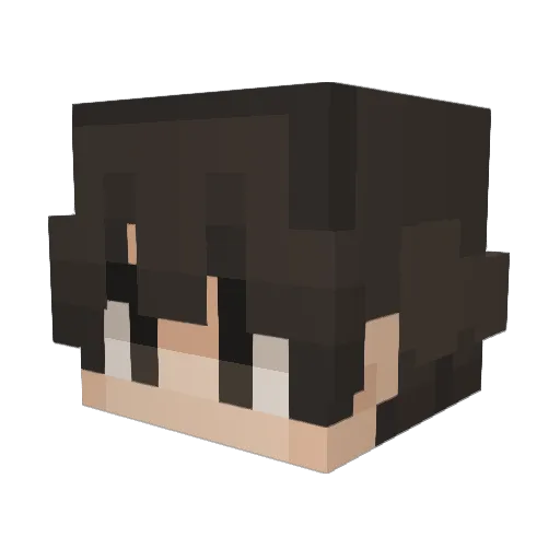 justinsanjp Minecraft avatar head, 3D render