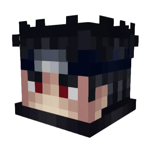 justinxyn Minecraft avatar head, 3D render
