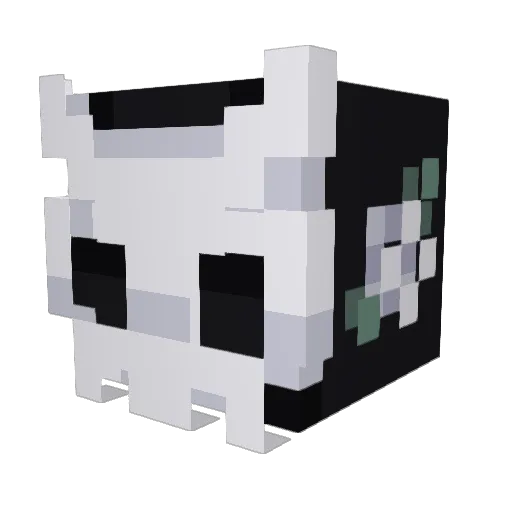justiz_ Minecraft avatar head, 3D render