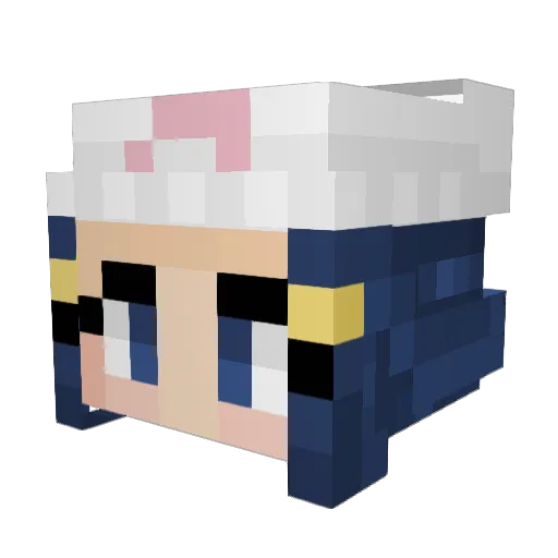 justjoss0 Minecraft avatar head, 3D render