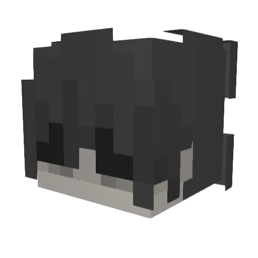 justjuus Minecraft avatar head, 3D render