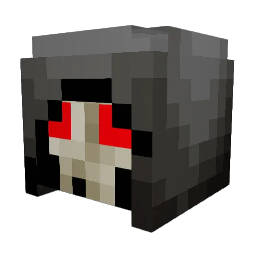 justkeepplacing Minecraft avatar head, 3D render