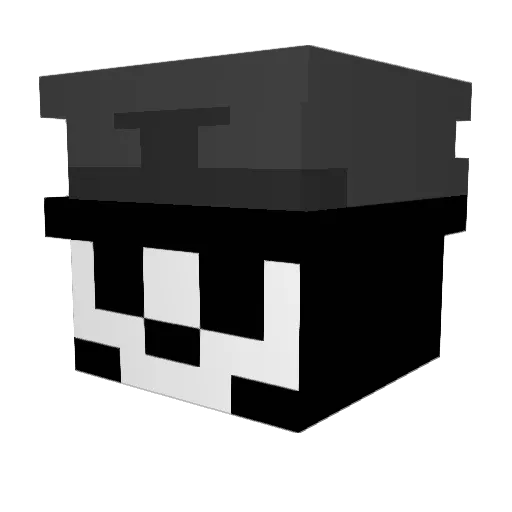 justnokls Minecraft avatar head, 3D render
