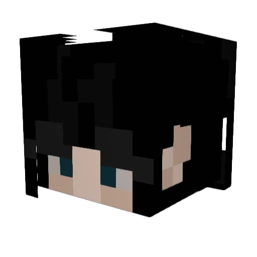 justoneflower_ Minecraft avatar head, 3D render