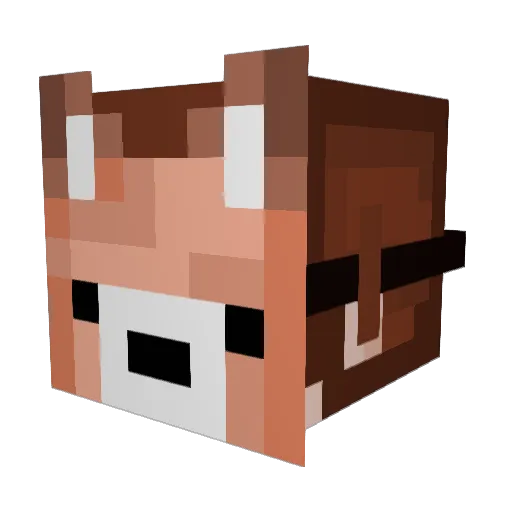 justpuggly_ Minecraft avatar head, 3D render