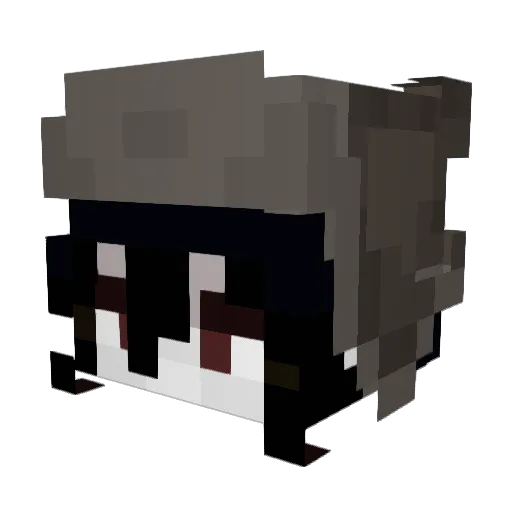 justsoggle Minecraft avatar head, 3D render