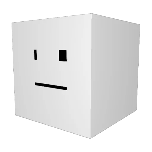 justsomeguy1029 Minecraft avatar head, 3D render