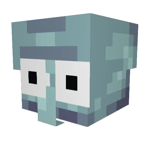 justy69 Minecraft avatar head, 3D render