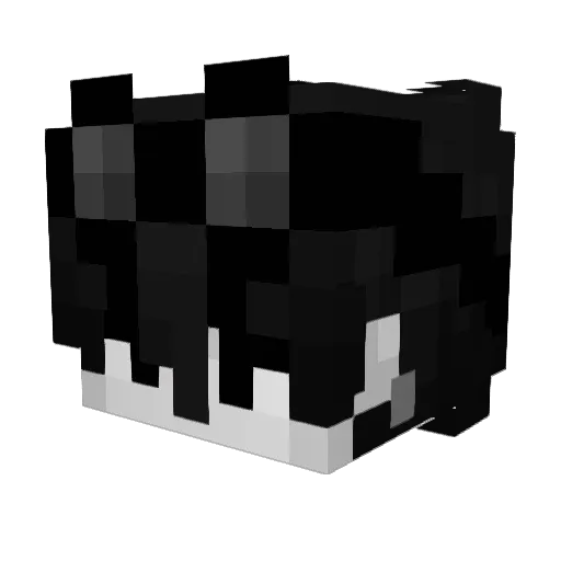 justzeeno Minecraft avatar head, 3D render
