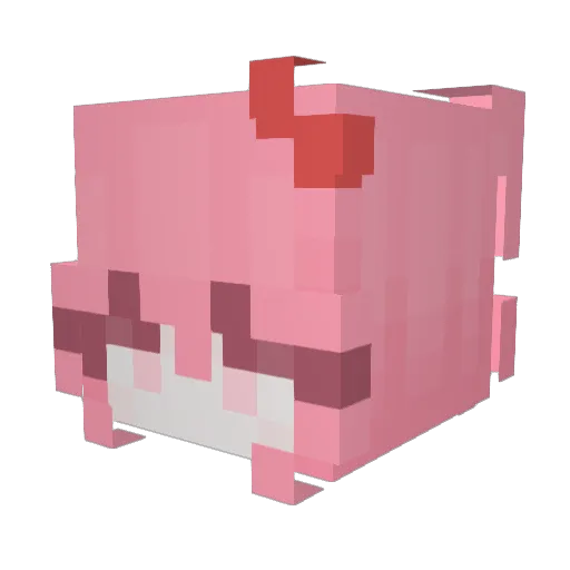 juthiag Minecraft avatar head, 3D render