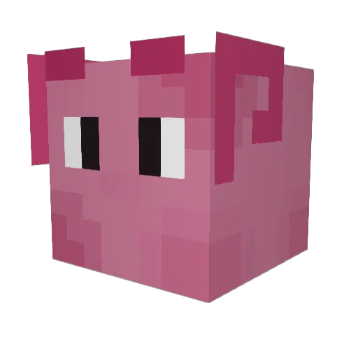 juu1pods Minecraft avatar head, 3D render
