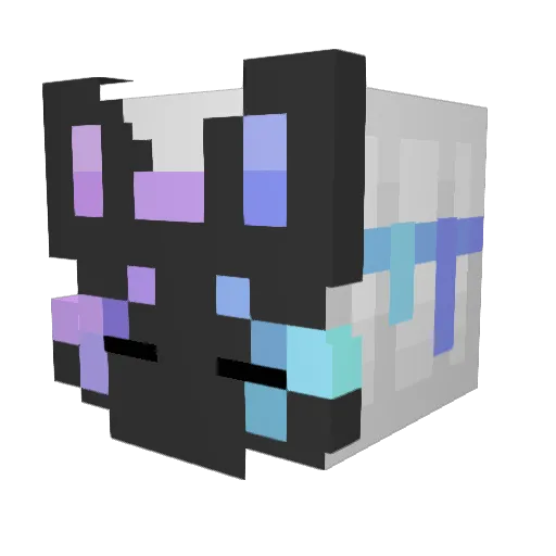 juu4312 Minecraft avatar head, 3D render