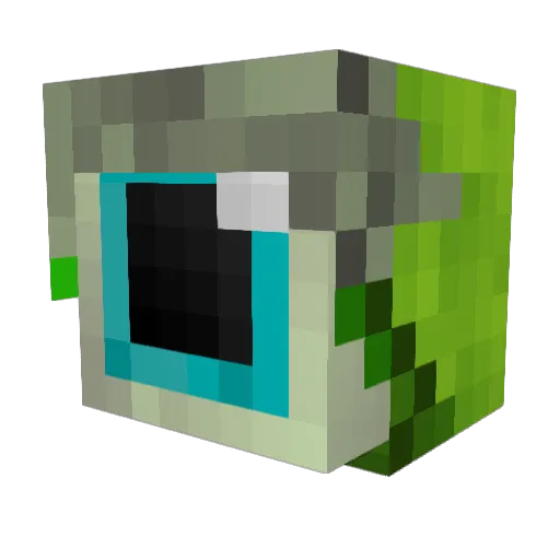 juucebox Minecraft avatar head, 3D render