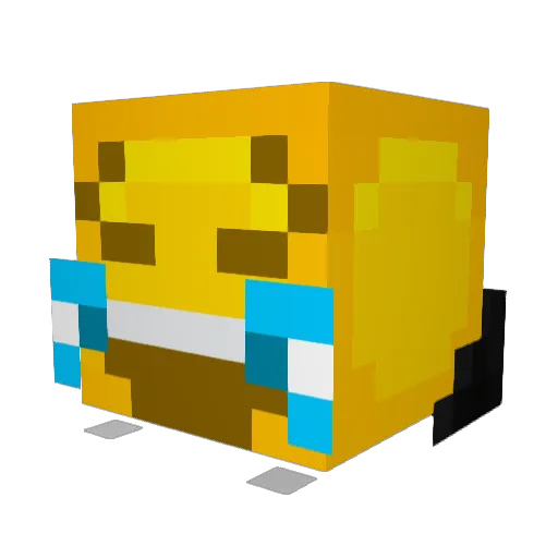 juuliskuul Minecraft avatar head, 3D render