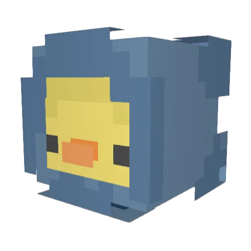 juulsoup Minecraft avatar head, 3D render