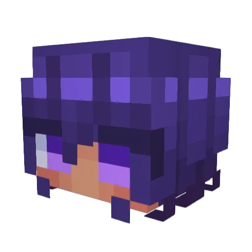 juunohs Minecraft avatar head, 3D render